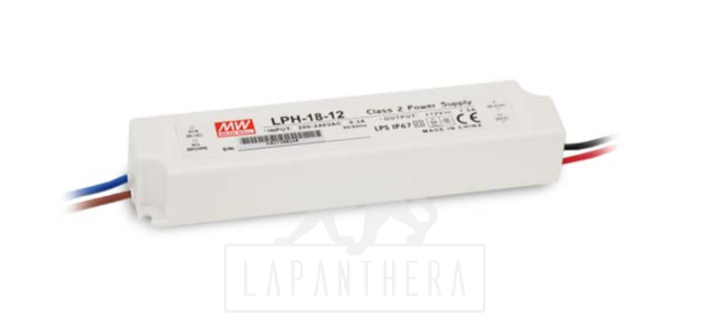 Mean Well LPH-18-24 ~ LED Power Supply; 18W; 24VDC