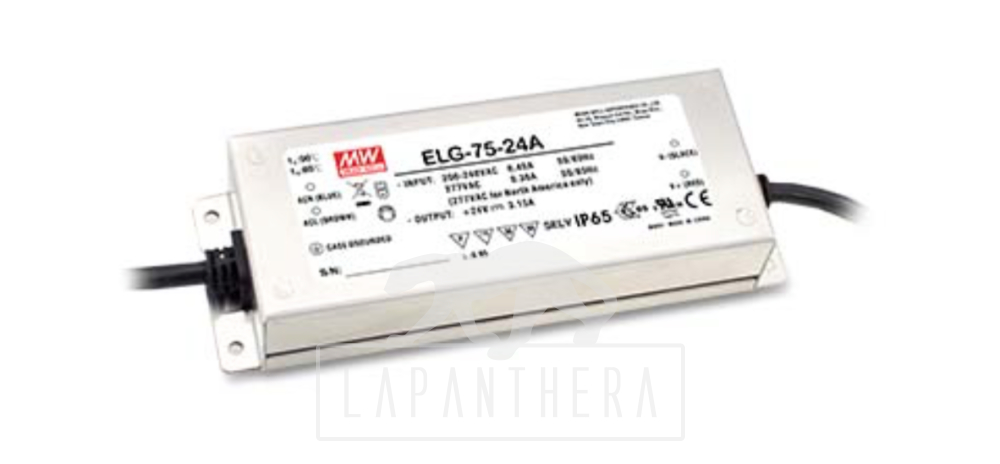 Mean Well ELG-75-24 ~ LED tápegység, 75.6 W, 24 VDC
