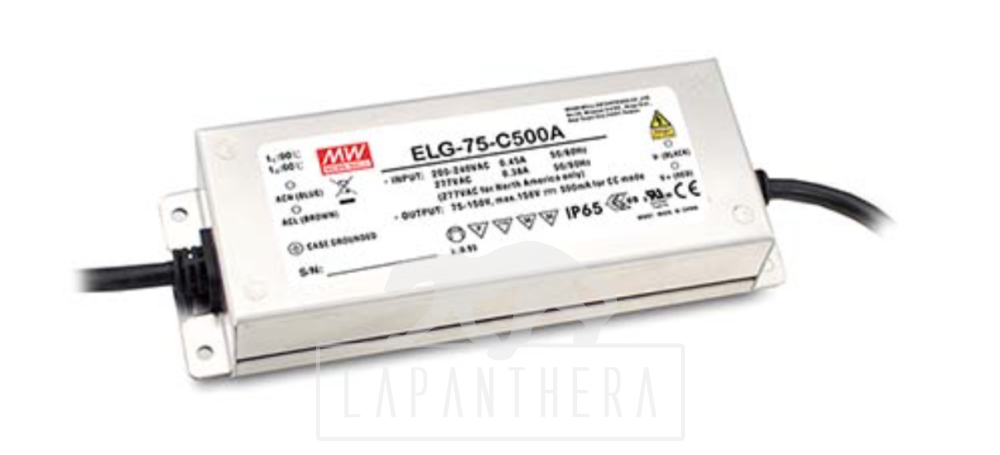 Mean Well ELG-75-C500 ~ LED tápegység, 75 W, 75...150 VDC