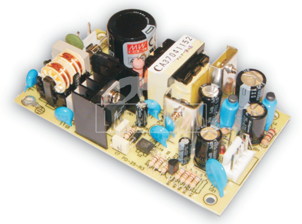 Mean Well PD-2505 ~ Open Frame Power Supply; 25W; 5/-5VDC