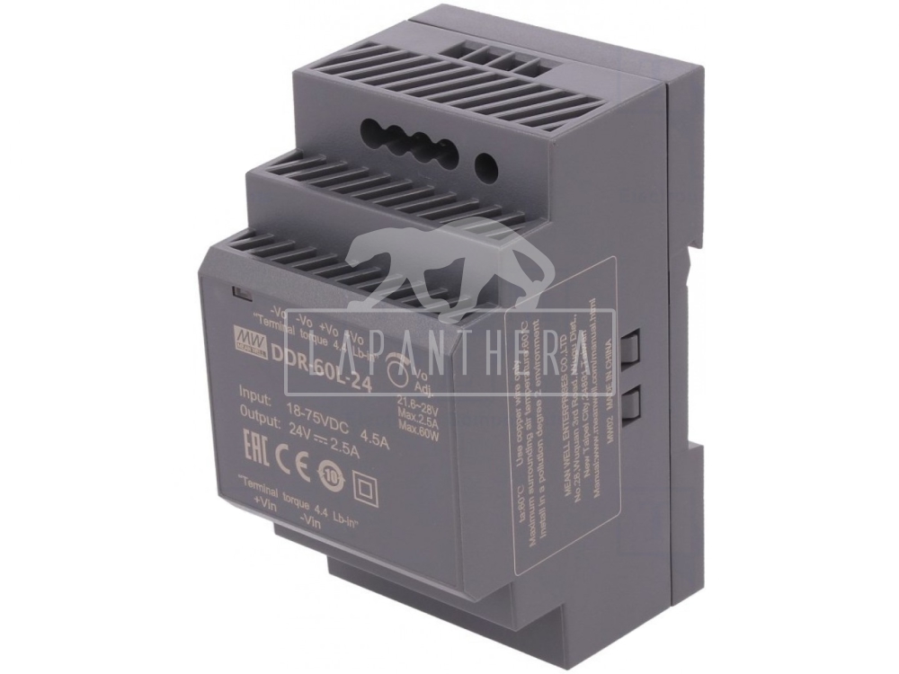 MEAN WELL DDR-60L-24 ~ DC/DC CONVERTER